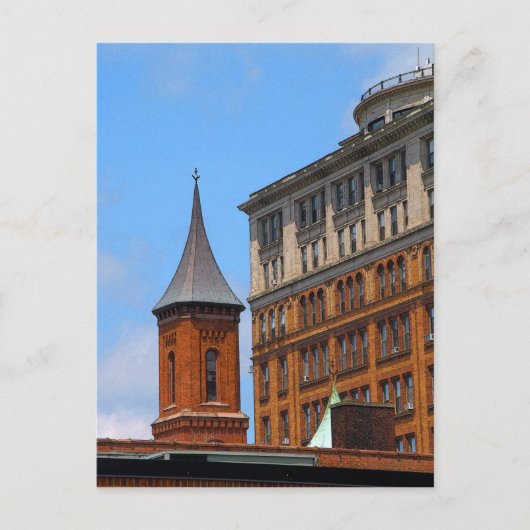 Steeple with Gull Postkarte (Vorderseite)