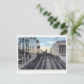 Steeplechase, Coney Island, New York Vintag Postkarte (Stehend Vorderseite)