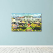 Steeplechase Park Blick auf den Pavillon des Spaß Leinwanddruck (Insitu (Holzboden))