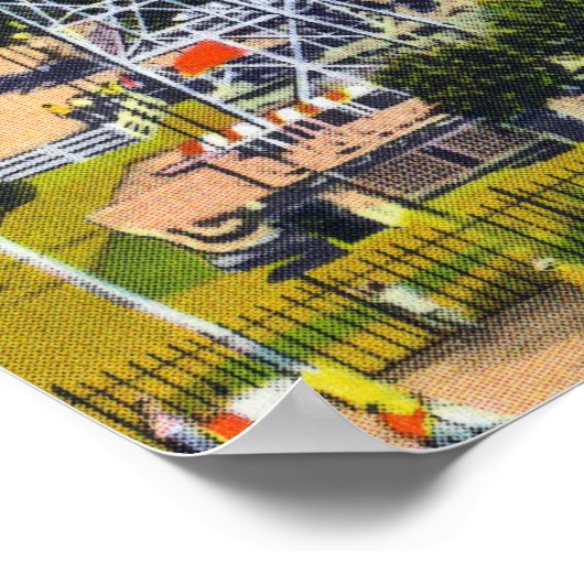 Steeplechase Park Blick auf den Pavillon des Spaß Poster (Ecke)