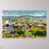 Steeplechase Park Blick auf den Pavillon des Spaß Poster (Vorne)