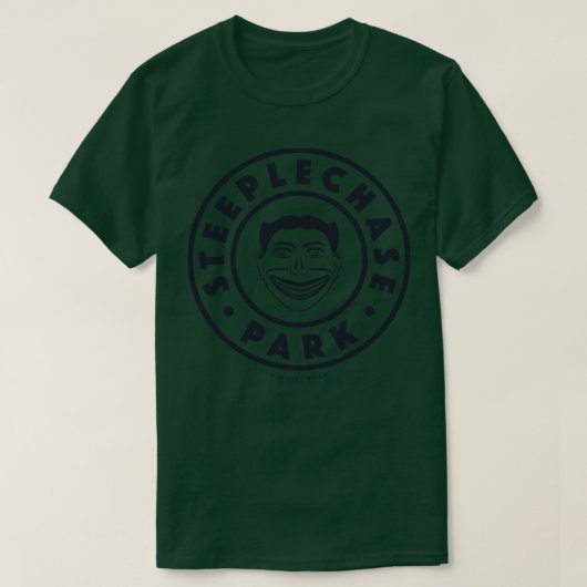 Steeplechase Park Circle Coney Island Blue T-Shirt (Design vorne)
