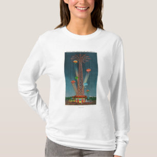 Steeplechase-Park-Fallschirmabsprungs-Ansicht T-Shirt