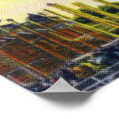 Steeplechase Park Parachute Jump Daytime Scene Poster (Ecke)