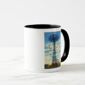 Steeplechase Park Parachute Jump Daytime Scene Tasse (VorderseiteRechts)