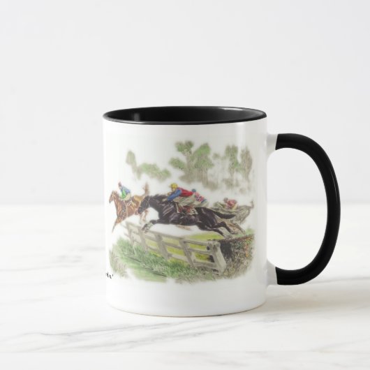 Steeplechase Scene Tasse (Rechts)