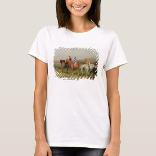 Steeplechasing: Beim Anfang (Öl auf Leinwand) T-Shirt