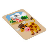 Steer in der Barnyard Magnet (Rechte Seite)