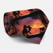 Steer Roping Neck Tie Krawatte (Gerollt)