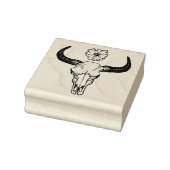 Steer Skull Gummistempel (Stempel)