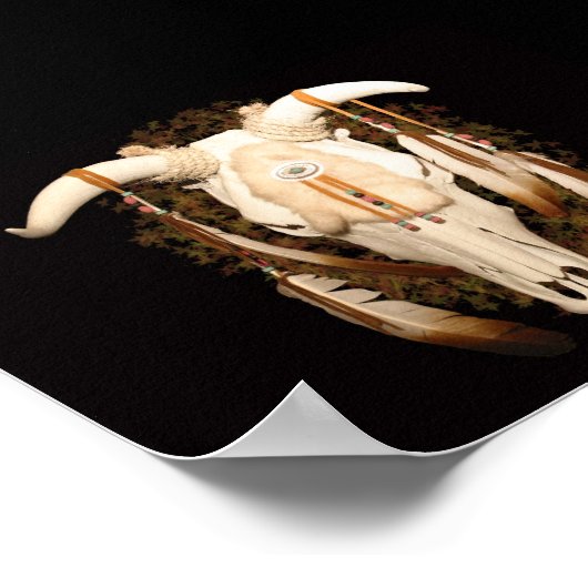 Steer Skull Poster (Ecke)