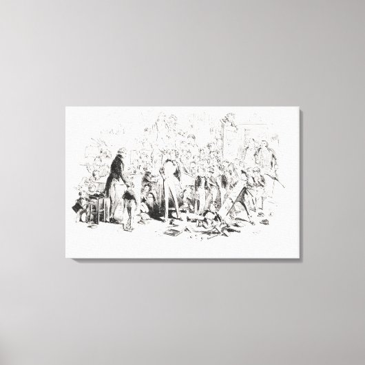 Steerforth und Mr. Mell Leinwanddruck (Vorderseite)