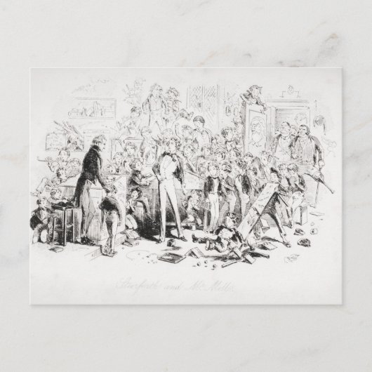 Steerforth und Mr. Mell Postkarte (Vorderseite)