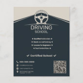 Steering Wheel - Driving School Flyer (Vorne)