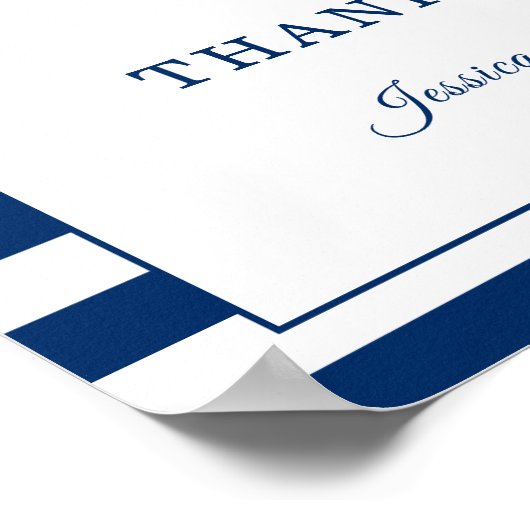 Steering Wheel Nautical Wedding Sign Guest Book Poster (Ecke)