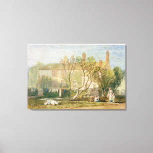 Steeton Herrenhaus, nahe Farnley, c.1815-18 (w/c Leinwanddruck