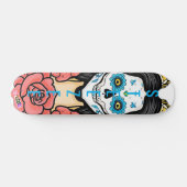 Steezee Custom Sugar Skull Face Paint Skateboard (Horizontal)