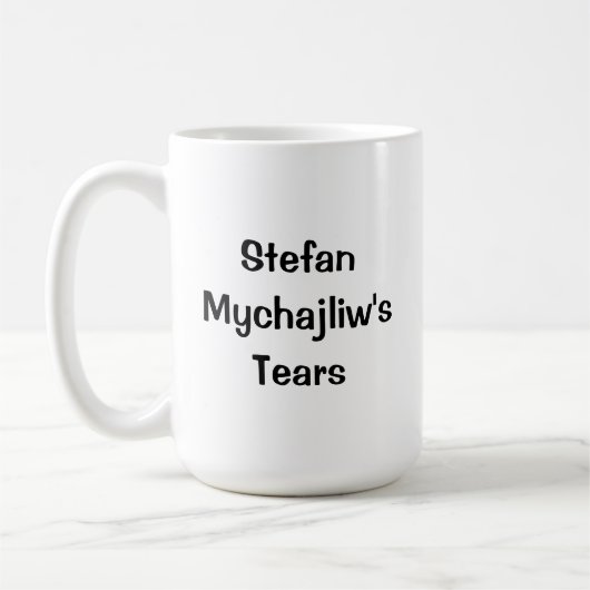 Stefan Mychajliws Tränen Kaffeetasse (Links)