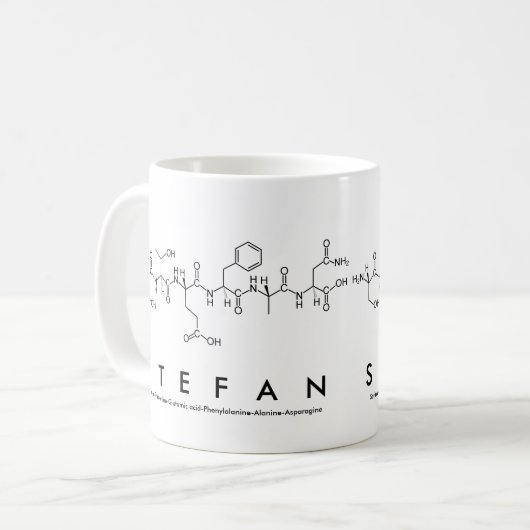 Stefan Peptidname Tasse (Vorderseite Links)