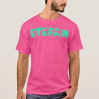 Stefan Personalisiert Boys Dinosaur T Rex Niedlich T-Shirt