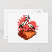 Stefan und Stefanie Stork Postkarte (Vorne/Hinten)