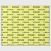 Stefanie Kiwi Fruit Geschenk papier Geschenkpapier (Flach)