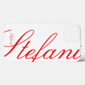 Stefanie - schöner iPhone Case (Rückseite (Horizontal))