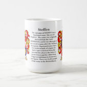 Steffen, der Ursprung, die Bedeutung und das Kaffeetasse (Mittel)
