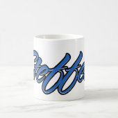 Steffen Vorname Name blue Tasse Kaffeetasse (Mittel)