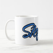 Steffen Vorname Name blue Tasse Kaffeetasse (Links)