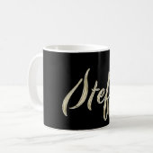 Steffi white gold Handwriting Tasse Kaffeetasse (Vorderseite Links)