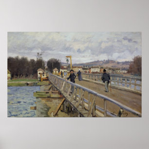 Steg Alfred Sisleys   in Argenteuil Poster