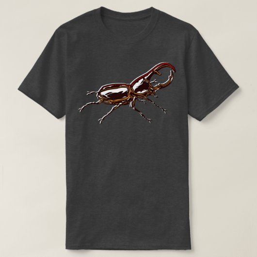 Steg Beetle LucCervus Insekt T-Shirt (Design vorne)
