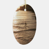 Steg Boarding Sonnenuntergang San Sebastian Keramikornament (Rechts)