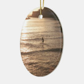 Steg Boarding Sonnenuntergang San Sebastian Keramikornament (Links)