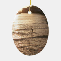 Steg Boarding Sonnenuntergang San Sebastian