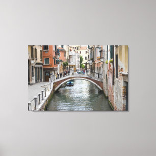 Steg in Venedig Leinwanddruck