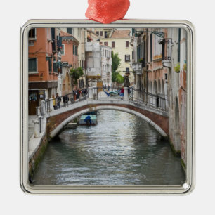 Steg in Venedig Silbernes Ornament