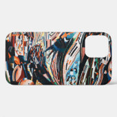 Steg mit braunem und blauem Holzschiff Case-Mate iPhone Hülle (Rückseite (Horizontal))