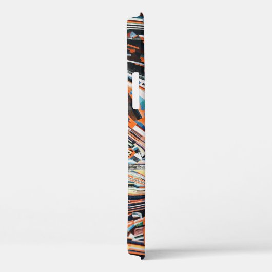 Steg mit braunem und blauem Holzschiff Case-Mate iPhone Hülle (Rückseite / Rechts)