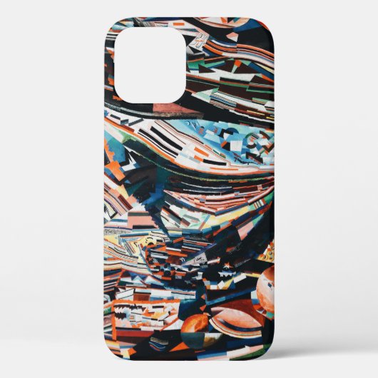 Steg mit braunem und blauem Holzschiff Case-Mate iPhone Hülle (Rückseite)