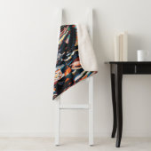 Steg mit braunem und blauem Holzschiff Sherpadecke (Beispiel)