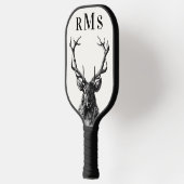 Steg Reindeer Rustic Monogram Pickleball Paddle (Links)