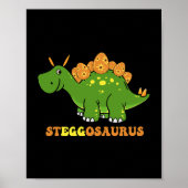 Steggosaurus Egg Dinosaur Happy Oaster Day Trex Fe Poster (Vorne)