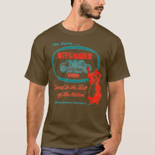 Stegmaier Bier Vintage verblasstes Aussehen Design T-Shirt