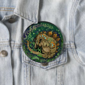 Stegosaurous Dinosaurier Art Button (Beispiel)
