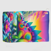 Stegosaurus Art Golfhandtuch (Horizontal)