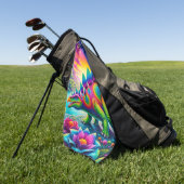 Stegosaurus Art Golfhandtuch (Gras)