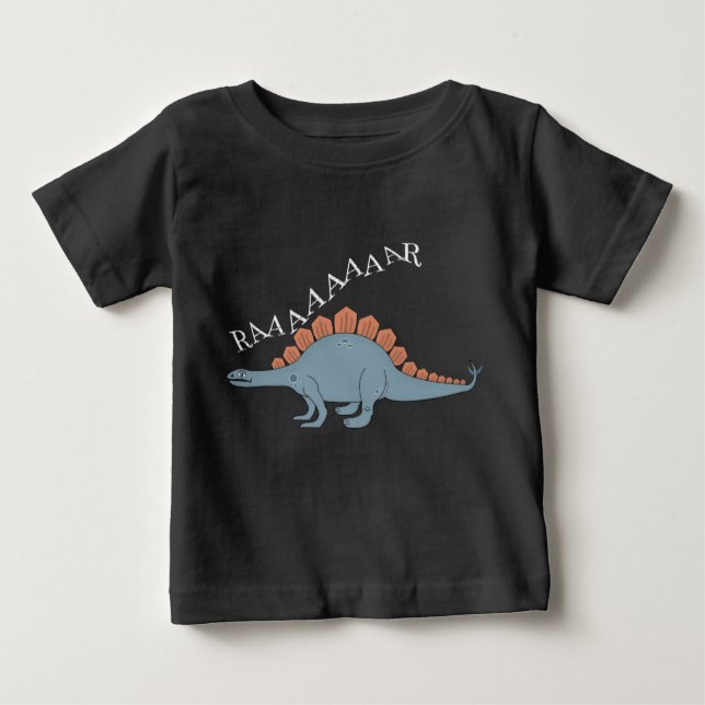 Stegosaurus - Baby Fine Jersey T - Shirt  (Vorderseite)