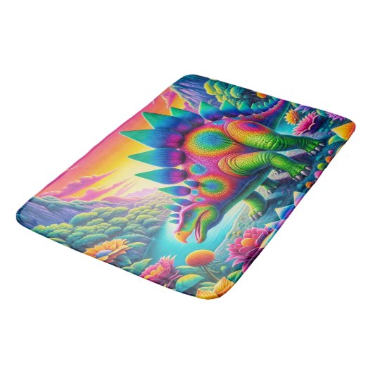 Stegosaurus Badematte (Schrägansicht)